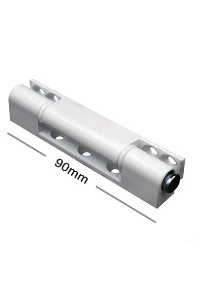 Keneth 4 Adet 90 mm PVC BEYAZ Çelik Menteşe - Kolay Montaj Yüksek Kalite PVC Kapı-Pencere menteşesi