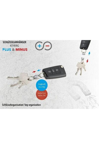 Troika Plus & Minus Keychain