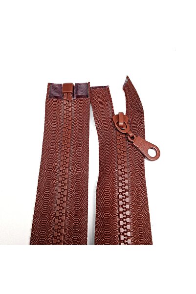 Kaf Kumaş Kemik Fermuar | Mont Fermuarı Uzunluk: 70 cm Kahverengi