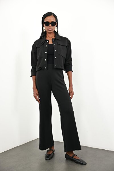 5in1Canpolat Black Modal Suit 9247