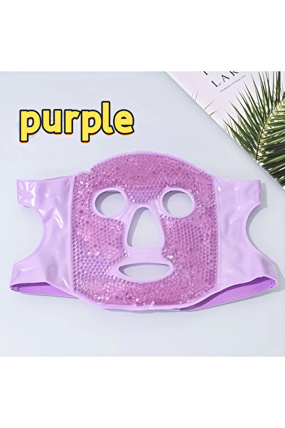 Generic Brand قناع الوجه بالجل العلاجي قابل للتعديل مع حبيبات باردة وساخنة (أ...