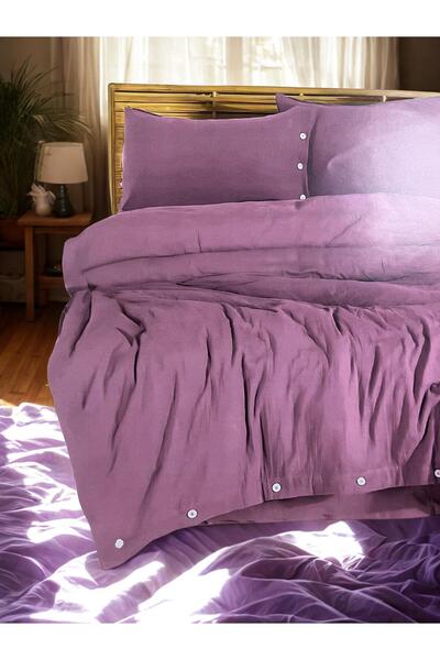 En Home Multi Muslin Duvet Cover Set (Double Size) 4 Layers