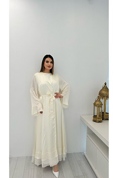 White Corner 3004 ABAYA VE ŞAL İKİLİ TAKIM
