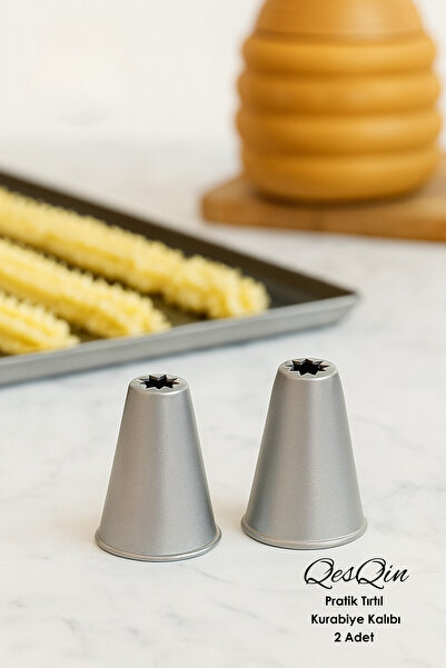 QesQin 2 Adet Pratik Tırtıl Kurabiye Kalıbı | Tırtıl Şeklinde Kalıp | Sert Pl...
