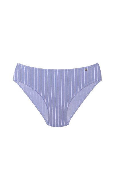 Kom Stripe Kadın Pamuklu 3'lü Bikini Külot Seti