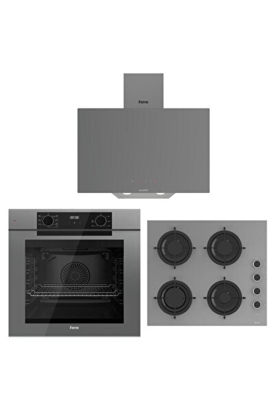 Ferre Artline Gri Ankastre Set (D079-SA - CS208-FA - QEP63CPR )