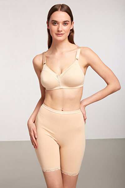 Kom Kadın Basic Dantel Detaylı Paçalı Külot