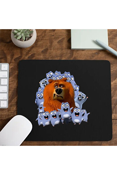 OEM Mousepad Ursul Grizzy cu lemingi