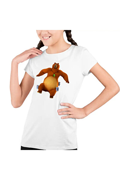 OEM Tricou Copii Fete Ursul Grizzy si lemingii Grizzly