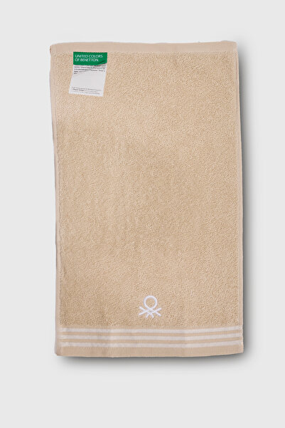 Benetton Home Банний рушник для рук, обличчя та тіла, бежевий, 100% бавовна, 30x50 см, рушник для обличчя
