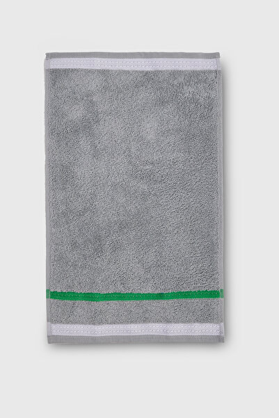 Benetton Home Рушник для ванної кімнати, рушник для обличчя, рушник для тіла, сірий, 100% бавовна, набір з 3 штук, 70x140 см, 50x90 см, 30x50 см