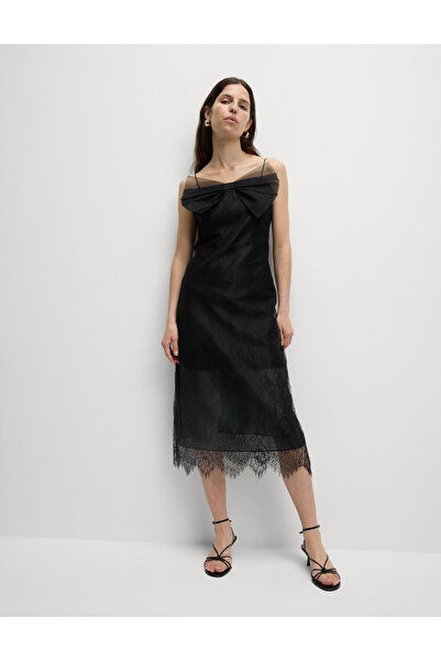 Marks & Spencer Dantel Fiyonklu Elbise