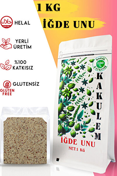 Kakulem GLUTENSİZ SERTİFİKALI İğde ve Çekirdeği Unu Tozu 1 KG