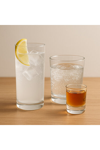 PLT Design Lav Liberty 18 Piece Water Soft Drink Glass Set