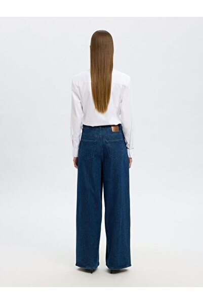 Selected Femme Wide Fit Jeans High Waist