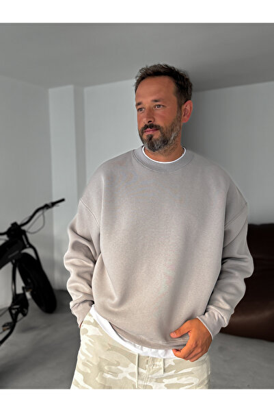 BYBASICMAN Gray Basic Sweatshirt Jj-81