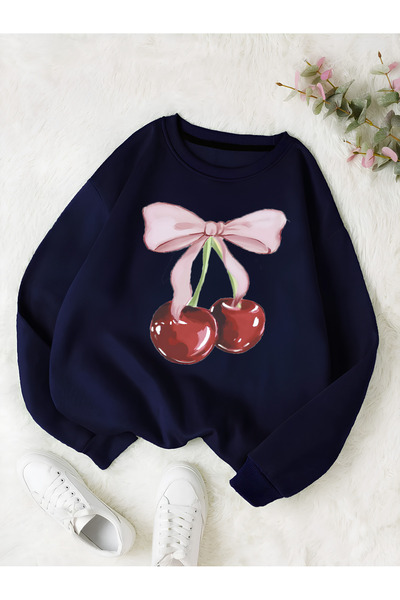 COHERENT Hanorac unisex pentru femei/bărbați CHERRY, cu imprimeu personalizat...