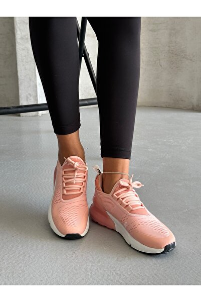 AZE STEP Pudra Sneaker Hafif Yürüyüş Koşu Spor Ayakkabı