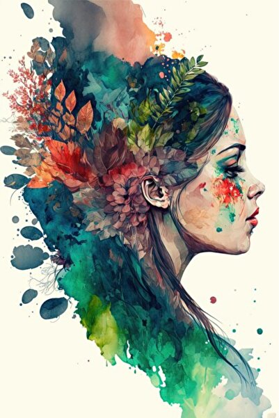 OEM Διακοσμητική επιτοίχια ζωγραφική με ξύλινο πλαίσιο, 33cm x 24cm, εικόνα 2390