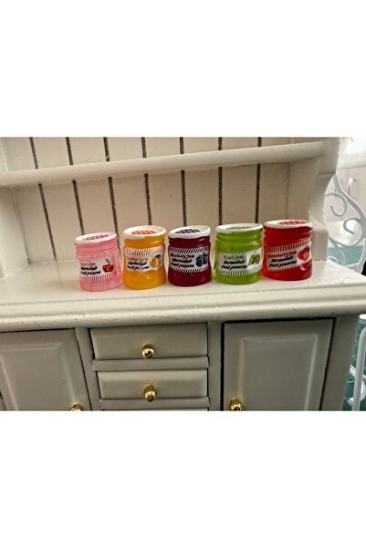 La Petite Boheme Minyatür Oyuncak Reçel Kavanozu Seti (5 adet )