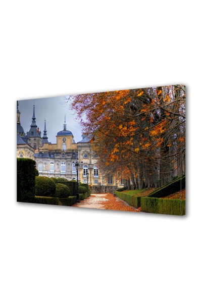 OEM Tablou decorativ, de perete, cu rama din lemn, 33cm x 24cm,cu flori2211