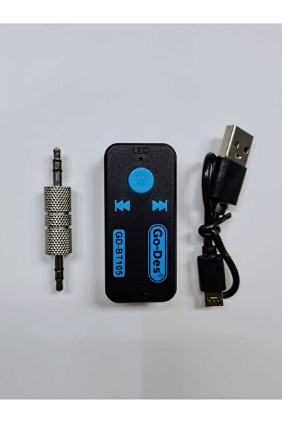 Go-Des بلوتوث عالمي للسيارة V4.1+EDR، منفذ 3.5 مم، GD-BT105