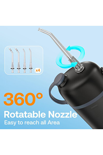 Bitvae P1 Water Dental Flosser, Cordless Mini Water Cleaner Picks with Telescopic Water from