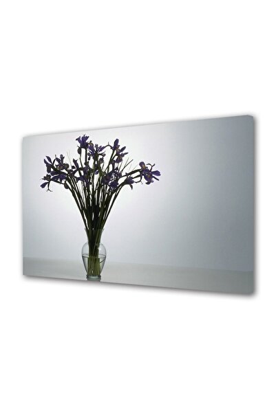 OEM Tablou decorativ, de perete, cu rama din lemn, 33cm x 24cm,cu flori1482