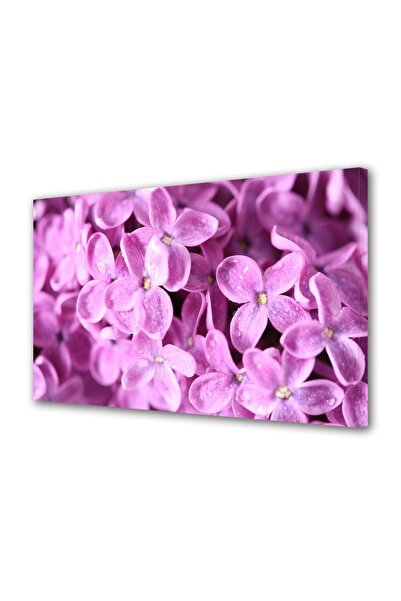 OEM Tablou decorativ, de perete, cu rama din lemn, 33cm x 24cm,cu flori1635