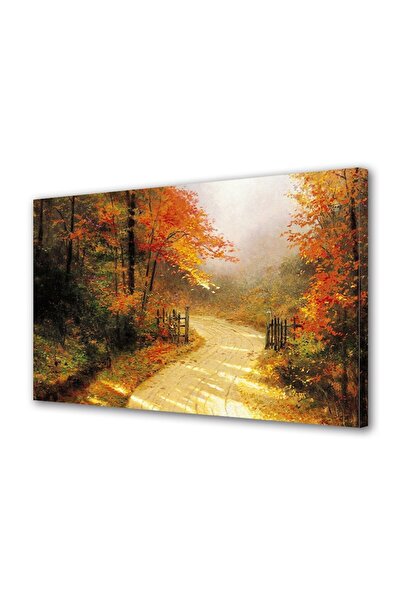 OEM Διακοσμητική επιτοίχια ζωγραφική με ξύλινο πλαίσιο, 33cm x 24cm, με λουλο...