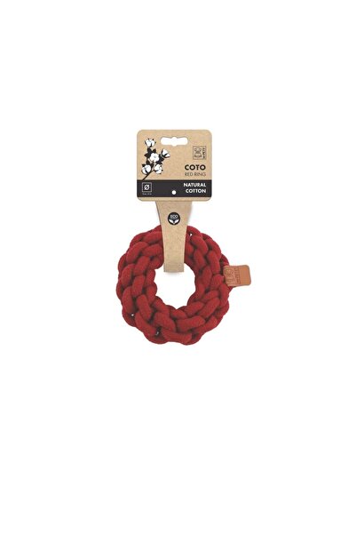M-PETS Coto Red Ring 13cm Knitted Ring Toy