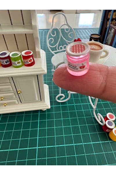 La Petite Boheme Minyatür Oyuncak Reçel Kavanozu Seti (5 adet )