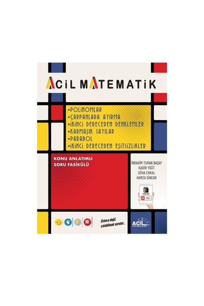 Karma Kitaplar Acil Matematik Polinomlar Çarpanlara Ayırma 2. Dereceden Denkl...