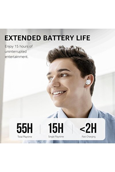 TOZO Tuzo T10 Wireless Earbuds (Comfort Edition) Bluetooth 5.3, Ergonomic Design, 55 Hours Playtime, Wire