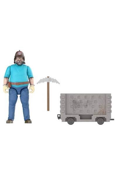 mattel Minecraft Steve & Minecart Movie