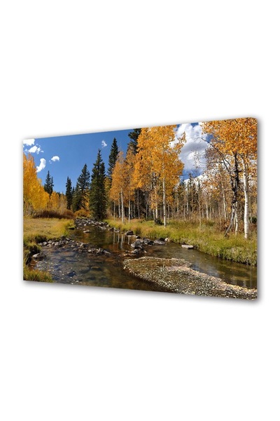 OEM Tablou decorativ, de perete, cu rama din lemn, 33cm x 24cm,cu flori1989