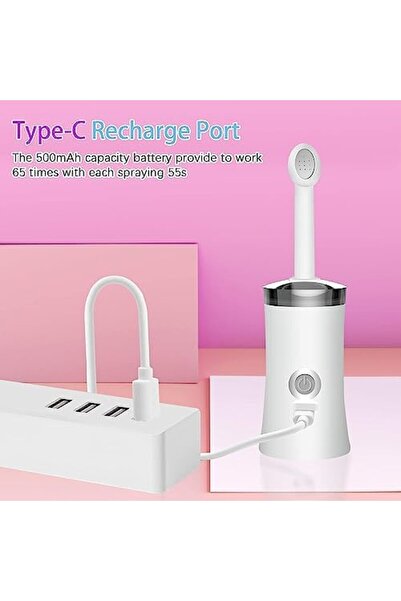 Generic Travel Friendly Portable Electric Bidet Sprayer Handheld Toilet Shattaf for Elderly or Camping
