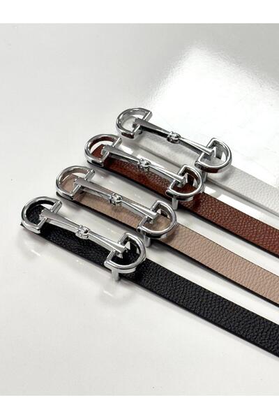 Gesa Women's Design Buckle Thin 4-Piece Set Belt 1St Quality Material Pants Belt,Dress Belt,Jacket Belt