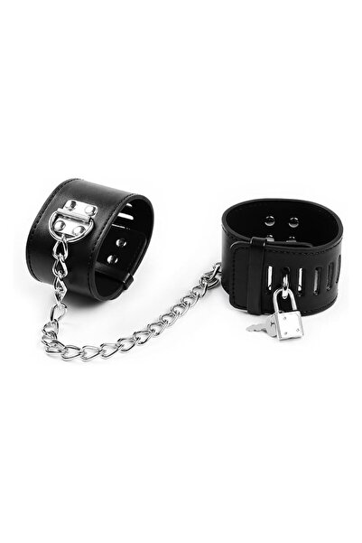 Optim Solution Wrist Cuffs, for Erotic Games, Adjustable, Locking System, BDSM, Neoprene, Dura