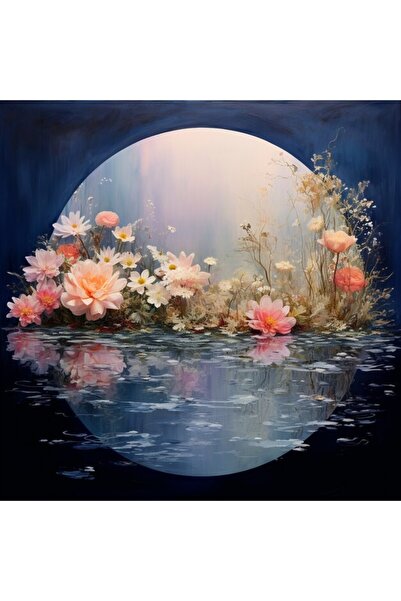 OEM Διακοσμητική επιτοίχια ζωγραφική με ξύλινο πλαίσιο, 33cm x 24cm, εικόνα 2255