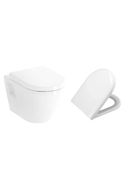 VitrA Integra Kanallı Asma Klozet ve Kapak Takımı, Beyaz