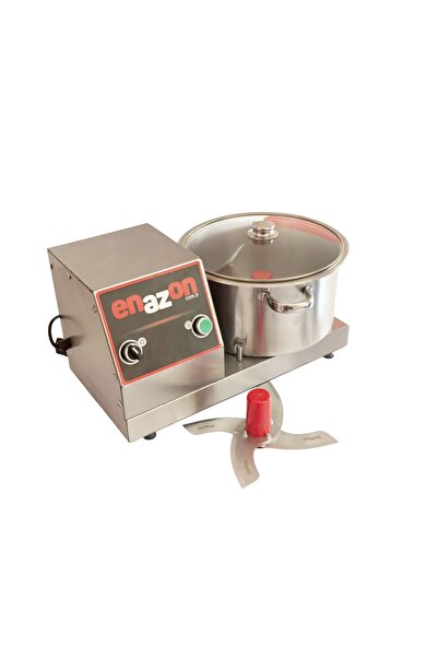 Enazon Büyük Boy Soğan Sebze Tarhana Doğrama Makinesi + 4 Bıçaklı 5 Kg 8 Litre