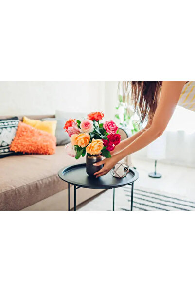 OEM Decorative wall painting with wooden frame, 33cm x 24cm, with flowers3426