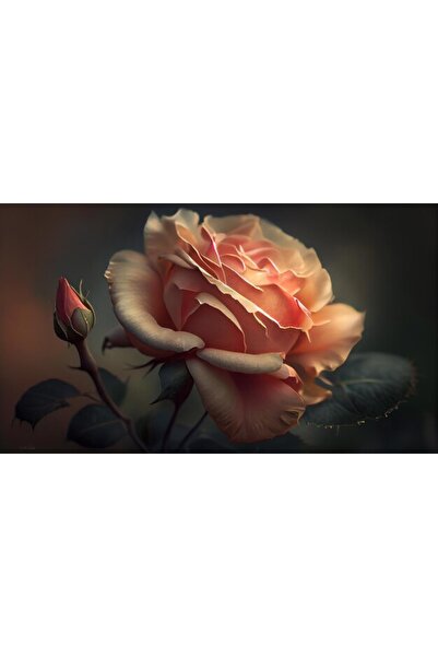 OEM Διακοσμητική επιτοίχια ζωγραφική με ξύλινο πλαίσιο, 33cm x 24cm, εικόνα 2495