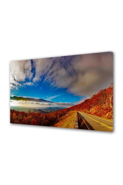 OEM Tablou decorativ, de perete, cu rama din lemn, 33cm x 24cm,cu flori1854