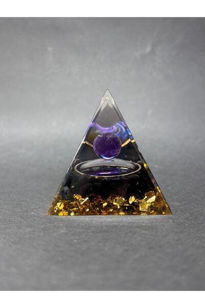 gemsartdeco OBSİDYEN KORUMA KALKANI ORGONİTİ