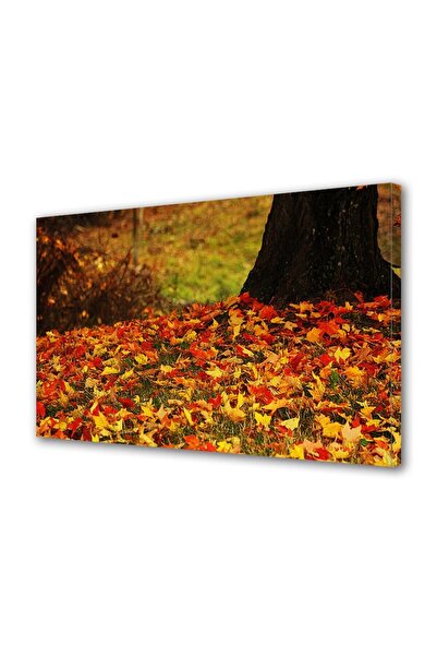 OEM Διακοσμητική επιτοίχια ζωγραφική με ξύλινο πλαίσιο, 33cm x 24cm, με λουλο...