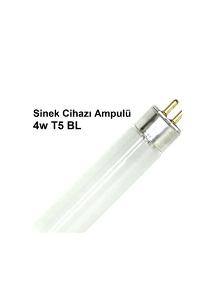 marketcik 4 Watt T5 BL Sineklik Cihazı Ampulü, 14 cm