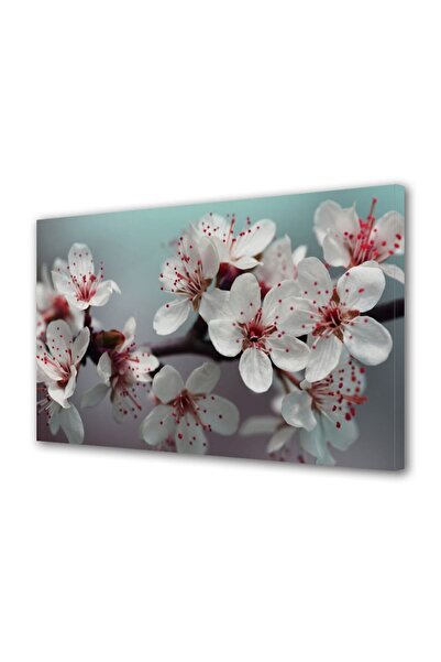 OEM Tablou decorativ, de perete, cu rama din lemn, 33cm x 24cm,cu flori1639