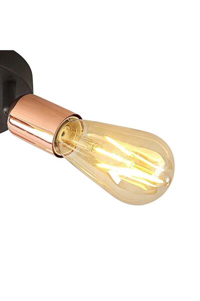 Klausen Plafoniera Klausen, structura metalica, fara abajur, 3 surse cu soclu E27, 40W, stil industrial